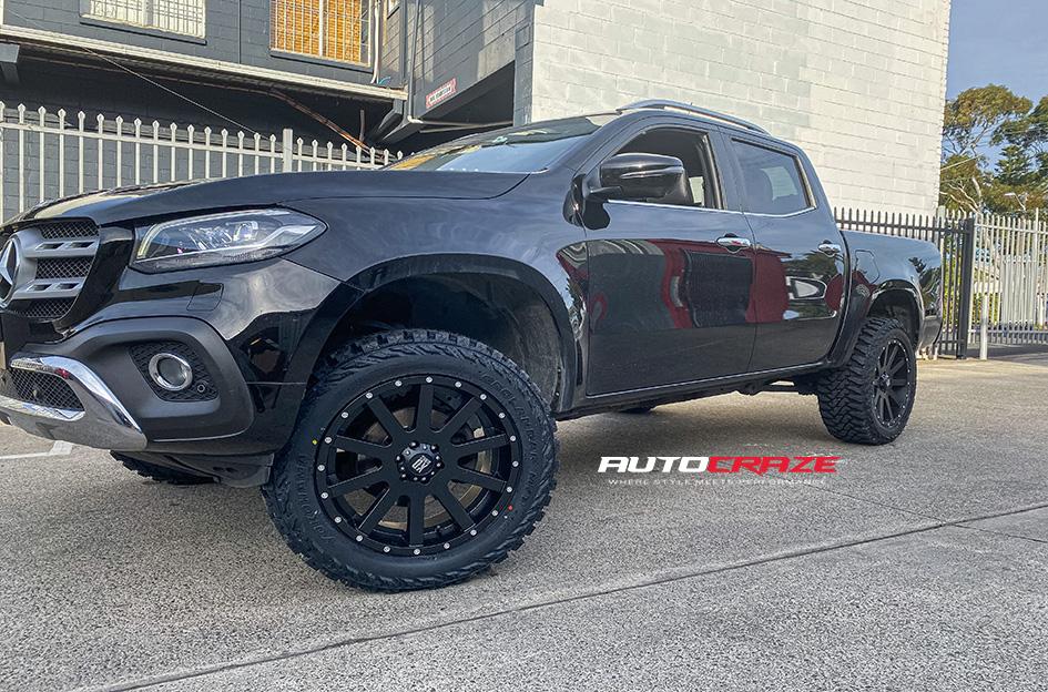 MERCEDES X CLASS HEIST SATIN BLACK
