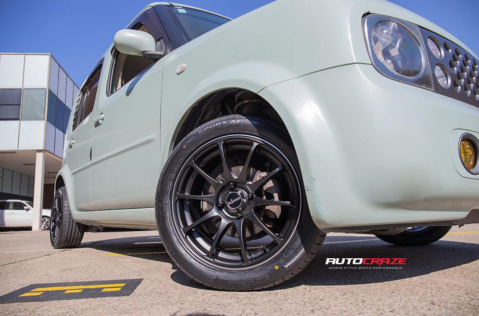 NISSAN CUBE HALO SATIN BLACK
