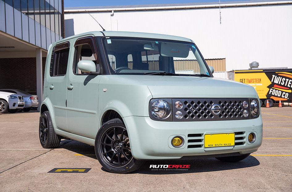 NISSAN CUBE HALO SATIN BLACK