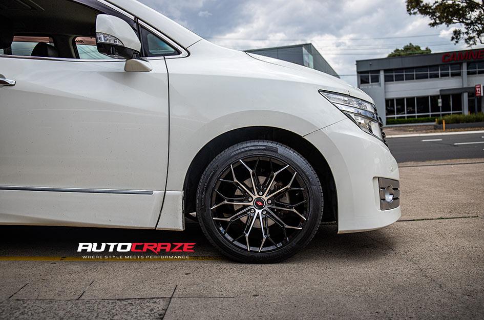 NISSAN ELGRAND IFG41 BLACK MACHINED FACE