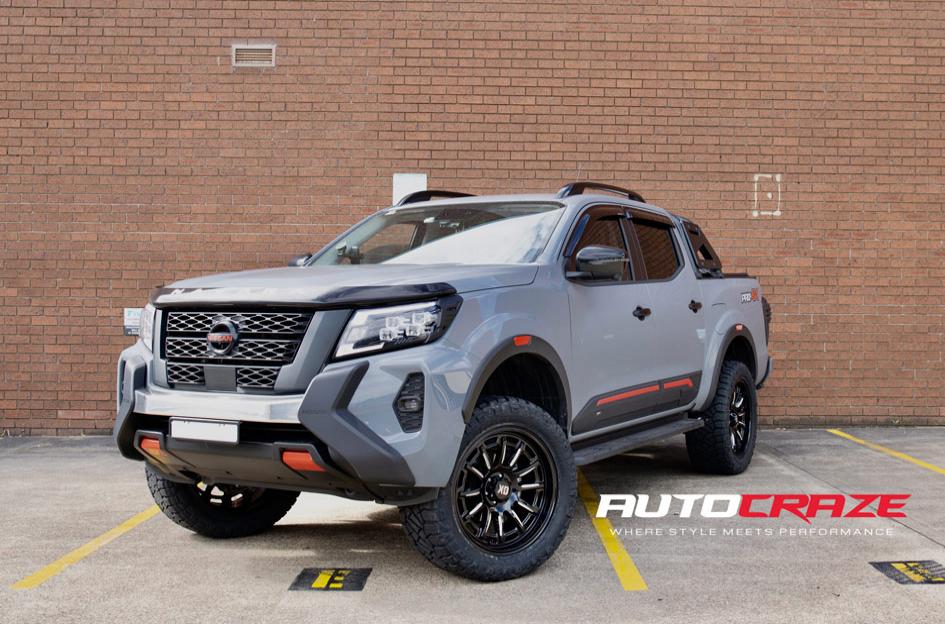 NISSAN NAVARA PHOENIX XD865 GLOSS BLACK MILLED
