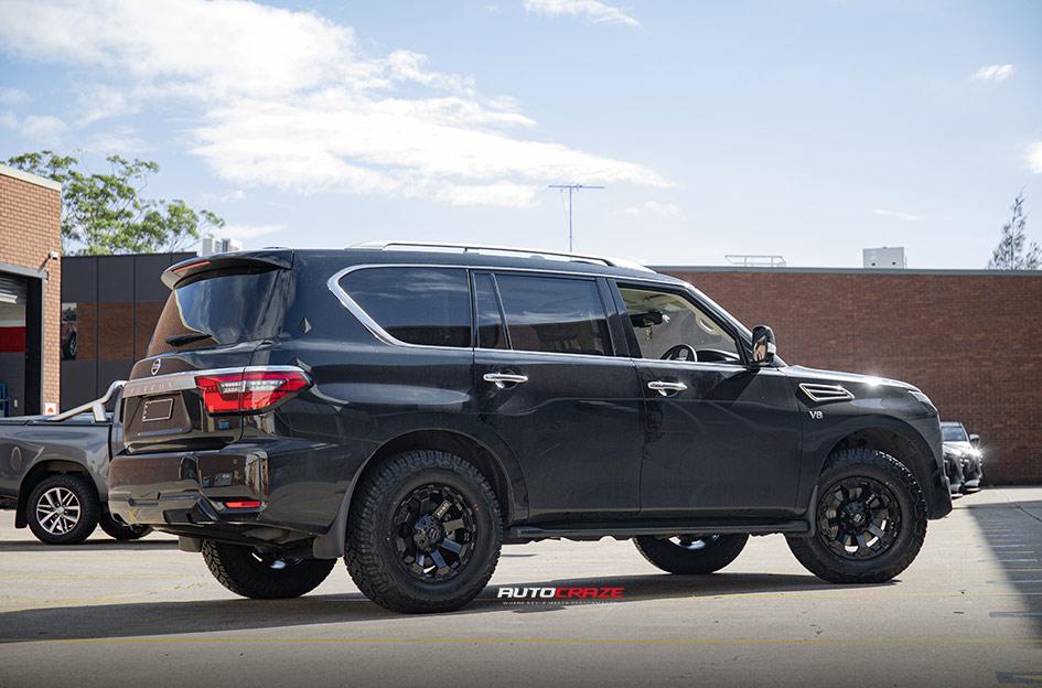 NISSAN PATROL AMBUSH MATTE BLACK