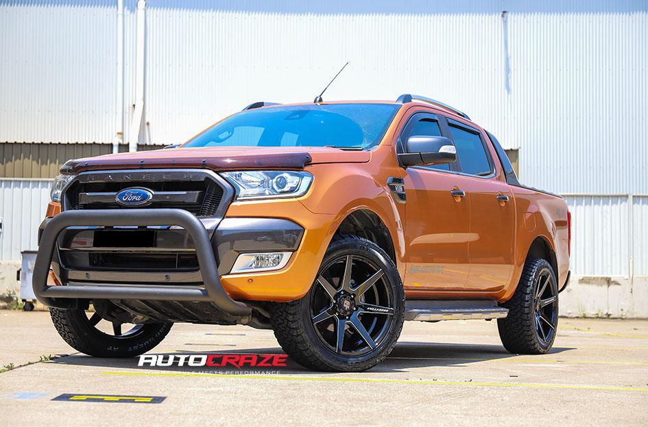 FORD RANGER AVALANCHE GLOSS BLACK MILLED ACCENTS
