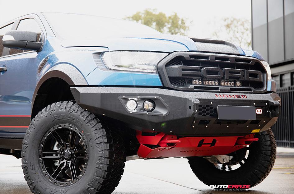 FORD RANGER RAPTOR RAILCAR 6 SATIN BLACK
