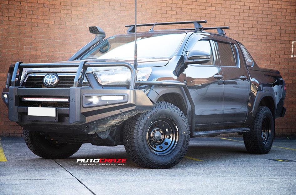 TOYOTA HILUX N80 4WD HEAVY DUTY MINE SPEC BLACK 