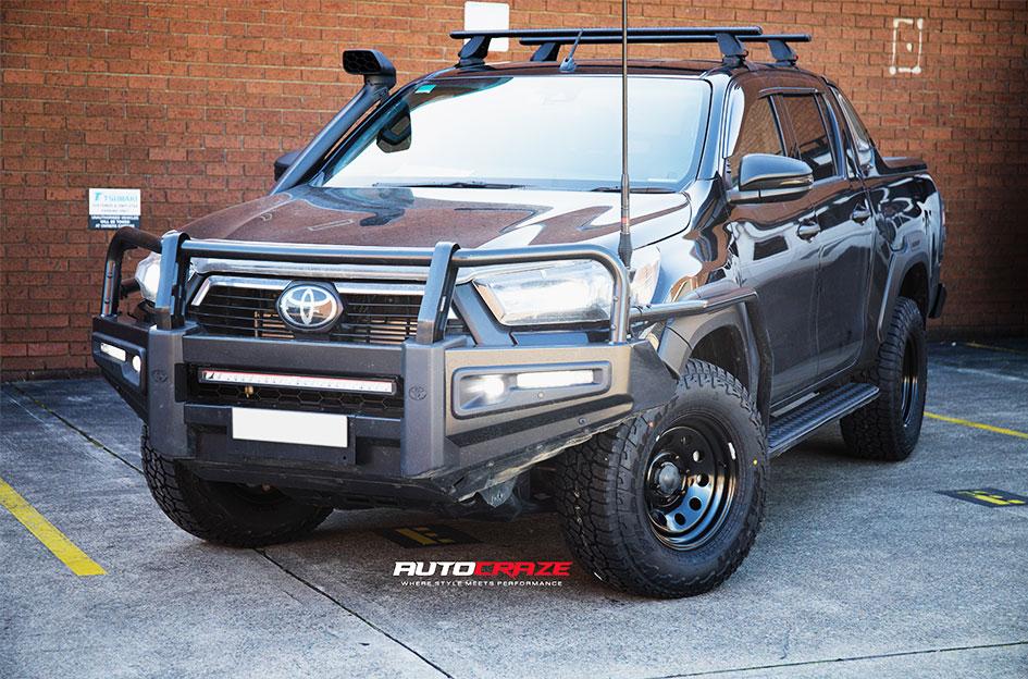 TOYOTA HILUX N80 4WD HEAVY DUTY MINE SPEC BLACK 