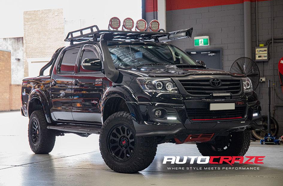 TOYOTA HILUX N70 4WD VICTIM MATTE BLACK