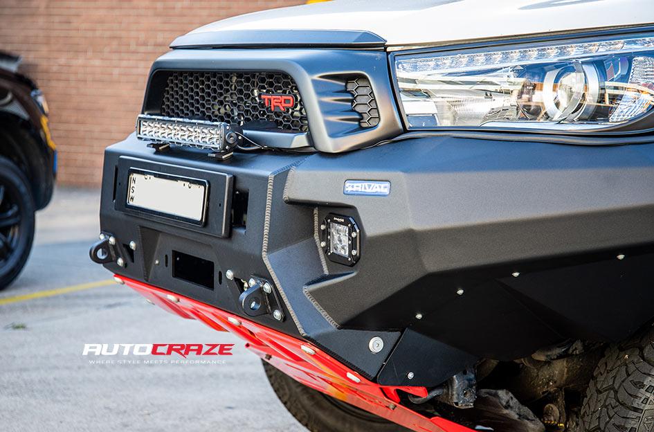TOYOTA HILUX N80 4WD BUCK 25 XD MATTE BLACK MACHINED FACE
