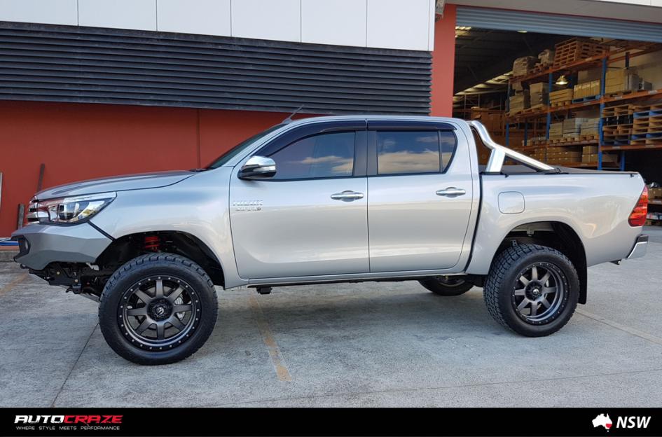 TOYOTA HILUX N80 4WD TROPHY MATTE ANTHRACITE WITH BLACK RING 8