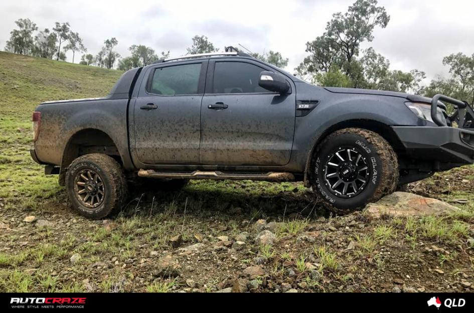 FORD RANGER GRID GD05 MATTE BLACK MILLED ACCENTS