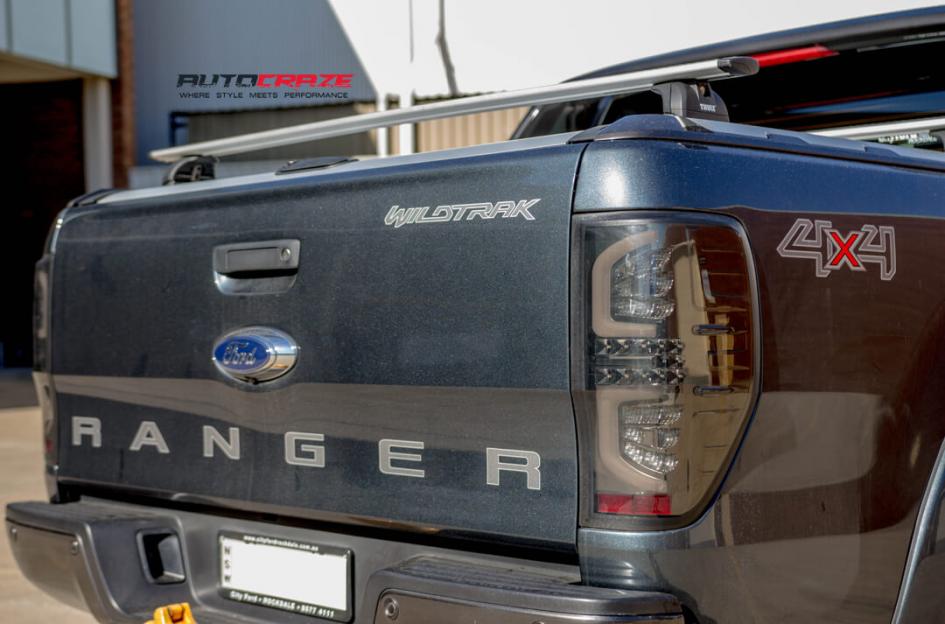 FORD RANGER HOSTAGE III MATTE ANTHRACITE WITH BLACK RING