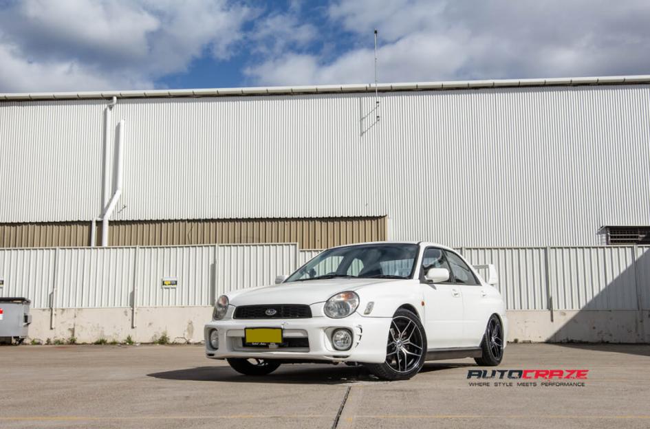 SUBARU WRX JAGER BAYERN MATTE BLACK MACHINED