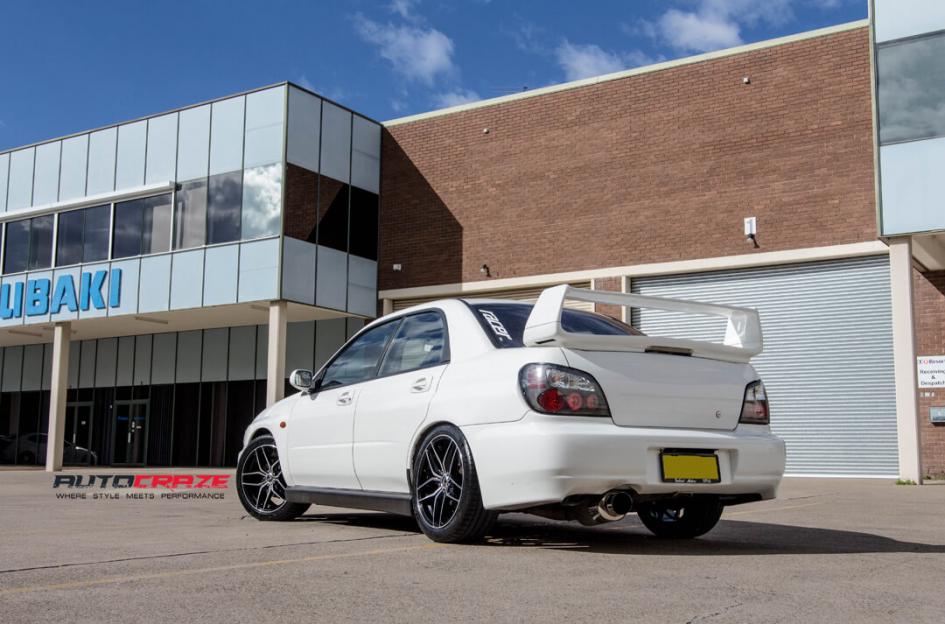 SUBARU WRX JAGER BAYERN MATTE BLACK MACHINED
