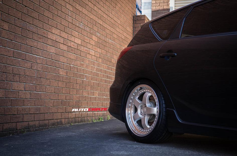 TOYOTA CALDINA RS1 SILVER MACHINED LIP