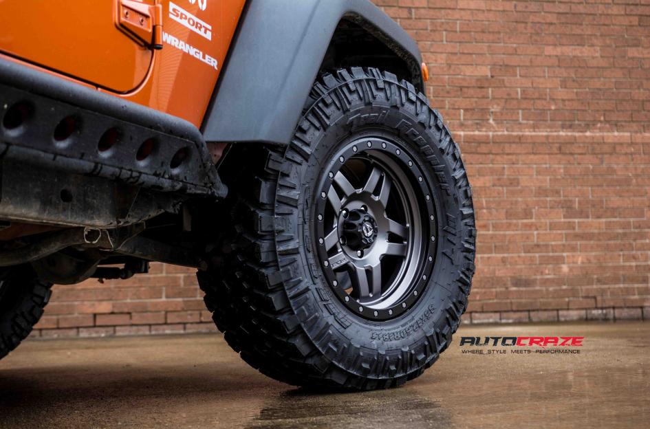 JEEP WRANGLER ANZA MATTE ANTHRACITE WITH BLACK RING 4