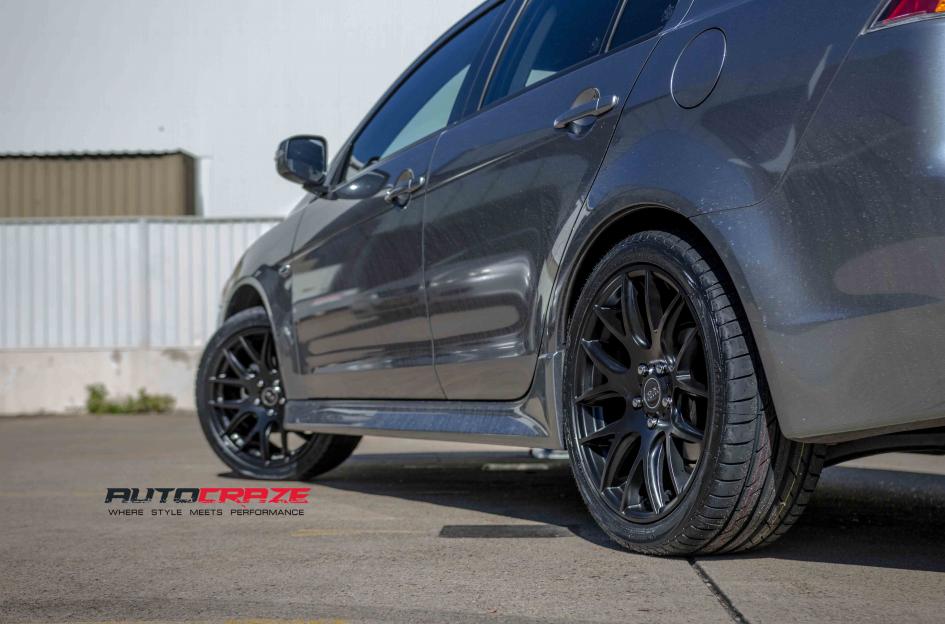 MITSUBISHI LANCER OX111 MATTE BLACK