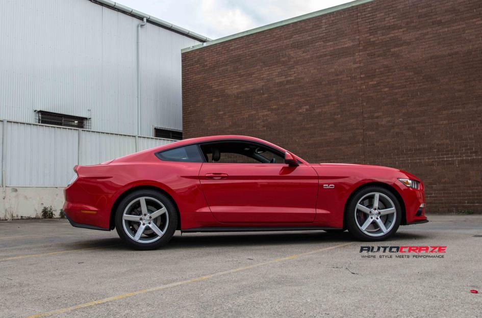 FORD MUSTANG MILAN SILVER MACHINED FACE 4