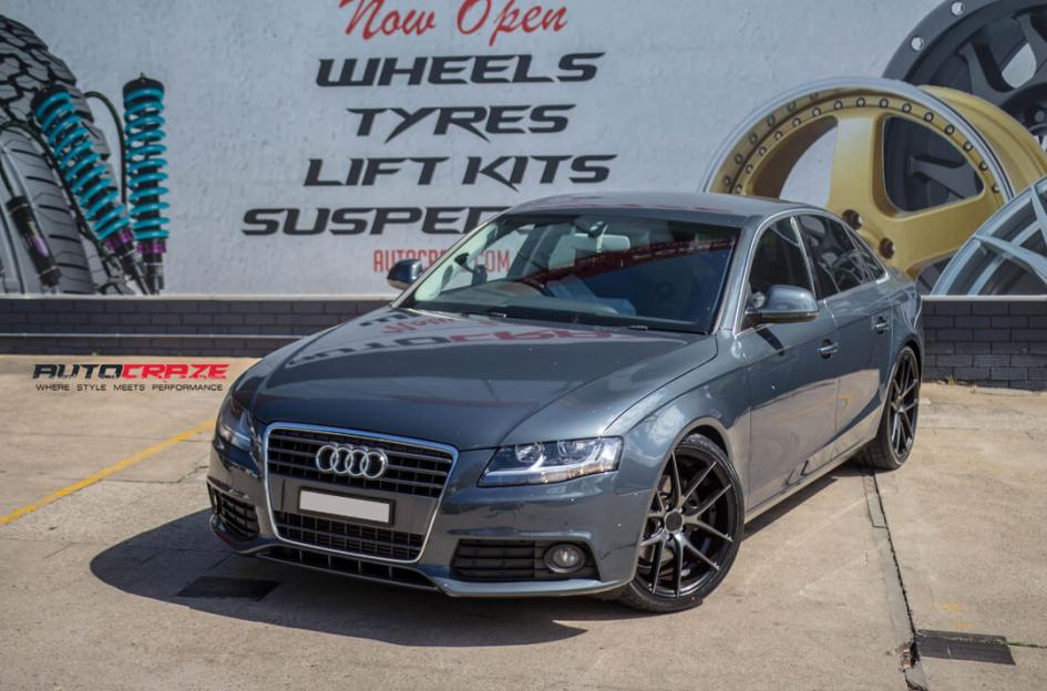 AUDI-A4--2003-ONWARDS--TARGA-BLACK---MACHINED-WITH-DOUBLE-DARK-TINT