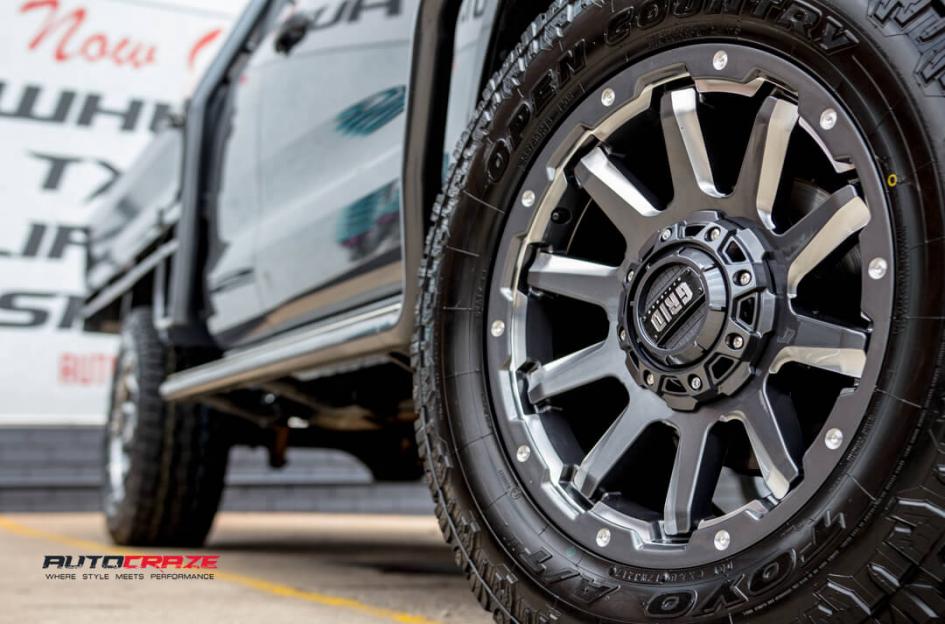 FORD RANGER GD05 GRAPHITE WITH MILLED ACCENTS