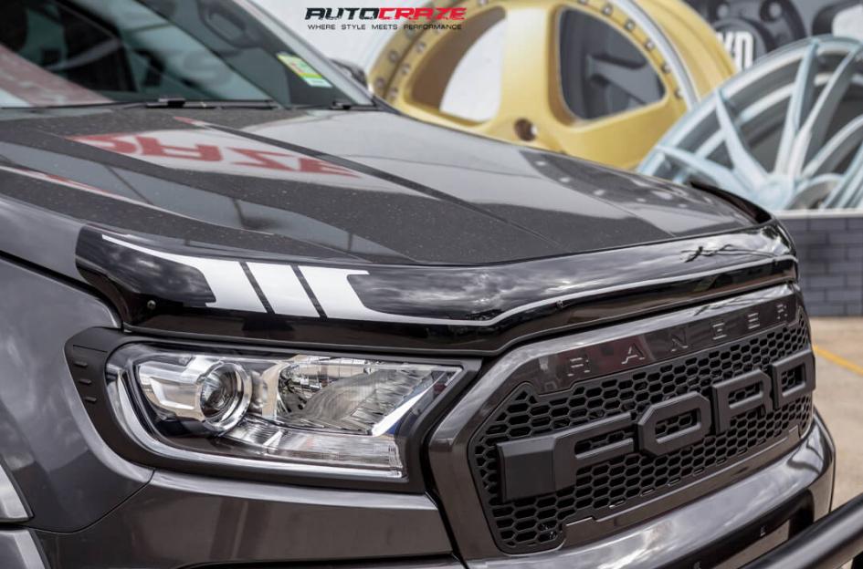 FORD RANGER GD02 MATTE BLACK MILLED ACCENTS
