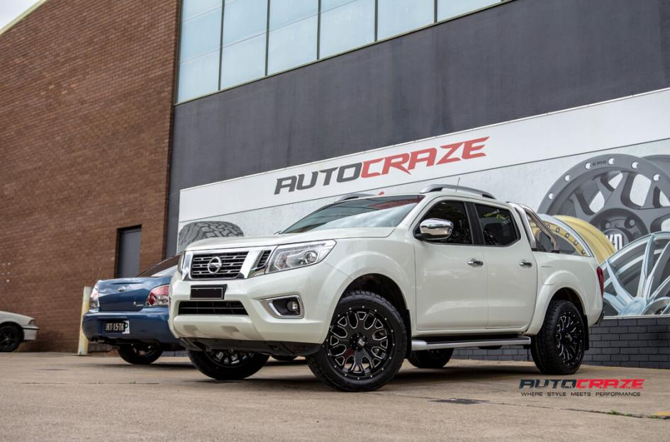 NISSAN NAVARA MENACE GLOSS BLACK MILLED ACCENTS