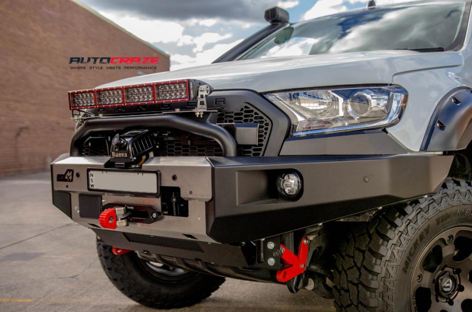 FORD RANGER BEAST BLACK MACHINED WITH DARK TINT