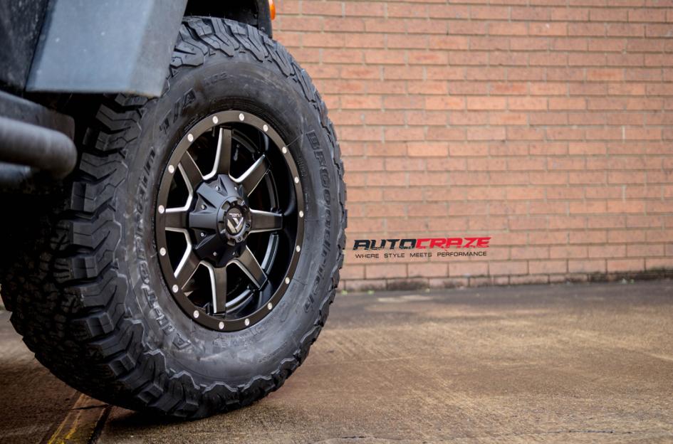 JEEP WRANGLER MAVERICK GLOSS BLACK MILLED ACCENTS