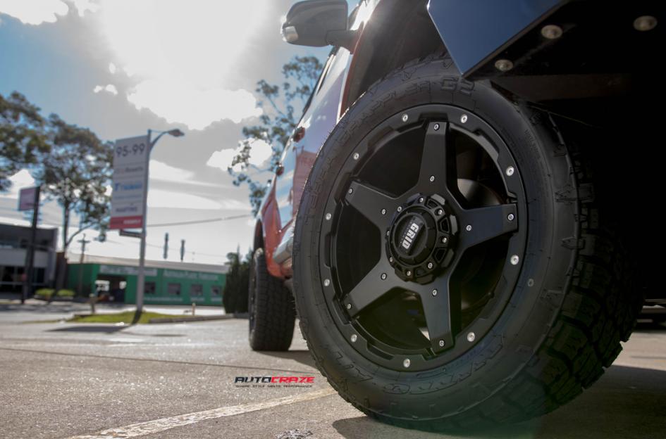 HOLDEN COLORADO GD04 MATTE BLACK