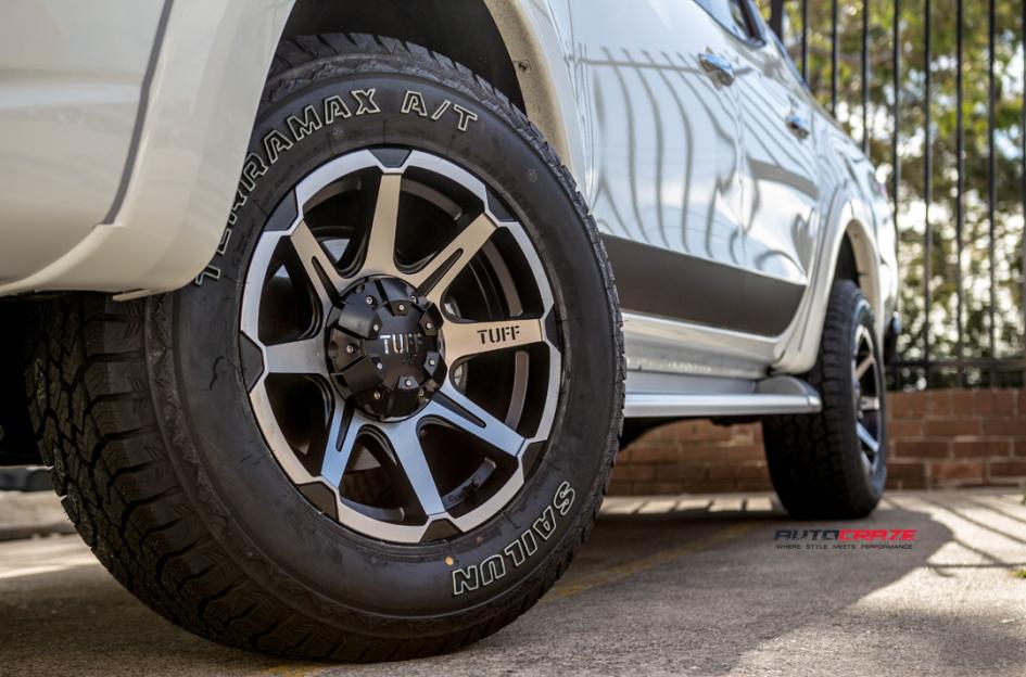 MITSUBISHI TRITON T05 SATIN BLACK MACHINED FACE