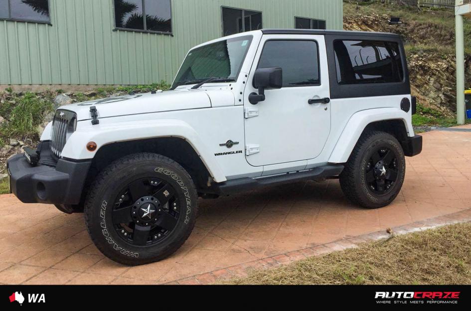 JEEP WRANGLER ROCKSTAR XD MATTE BLACK
