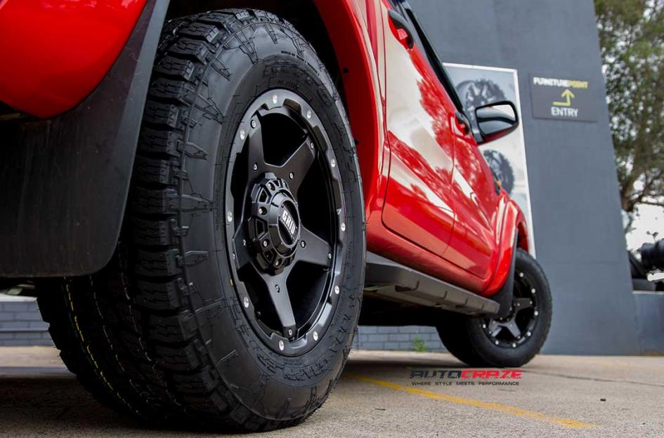 FORD RANGER GD04 MATTE BLACK