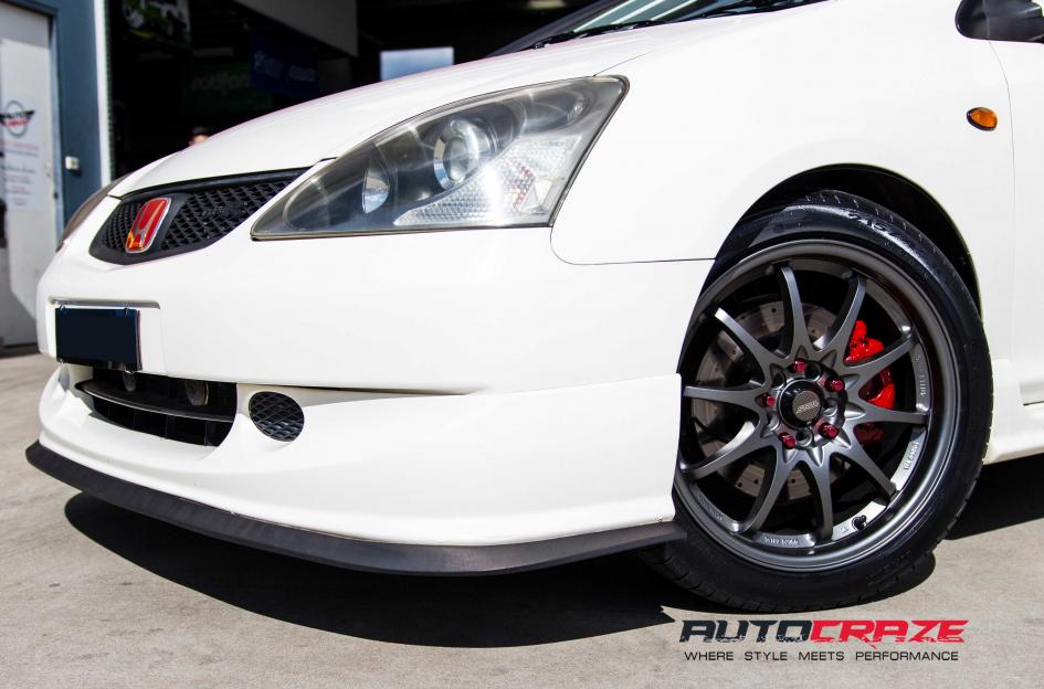 HONDA CIVIC 5 STUD ROTATE GUN METALLIC MATTE