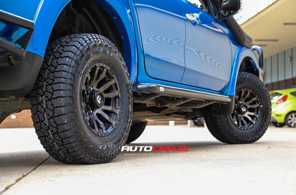 MITSUBISHI TRITON BLITZ MATTE BLACK MACHINED DDT