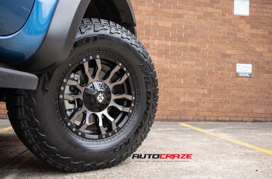 FORD RANGER RAPTOR FLORIDA MACHINED FACE BLACK MATTE GREY TINT