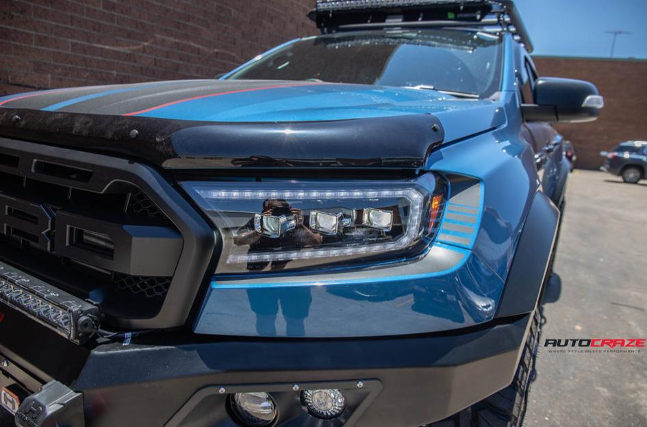 FORD RANGER RAPTOR GRENADE OR XD MATTE GREY MATTE BLACK LIP