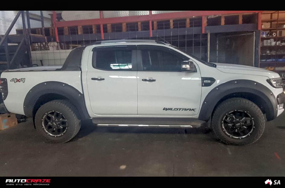 FORD RANGER GD07 MATTE BLACK MILLED