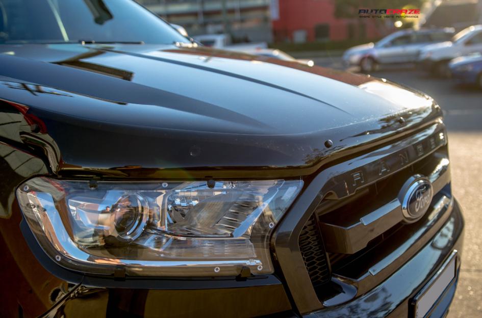 FORD RANGER GD03 MATTE BLACK MACHINED FACE WITH DARK MATTE TINT