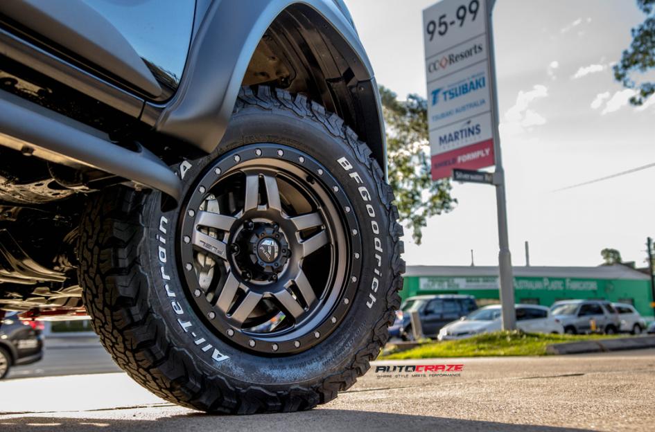 TOYOTA HILUX N80 4WD ANZA MATTE ANTHRACITE WITH BLACK RING
