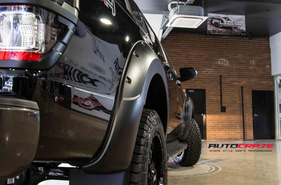 FORD RANGER GD03 GLOSS BLACK MILLED ACCENTS