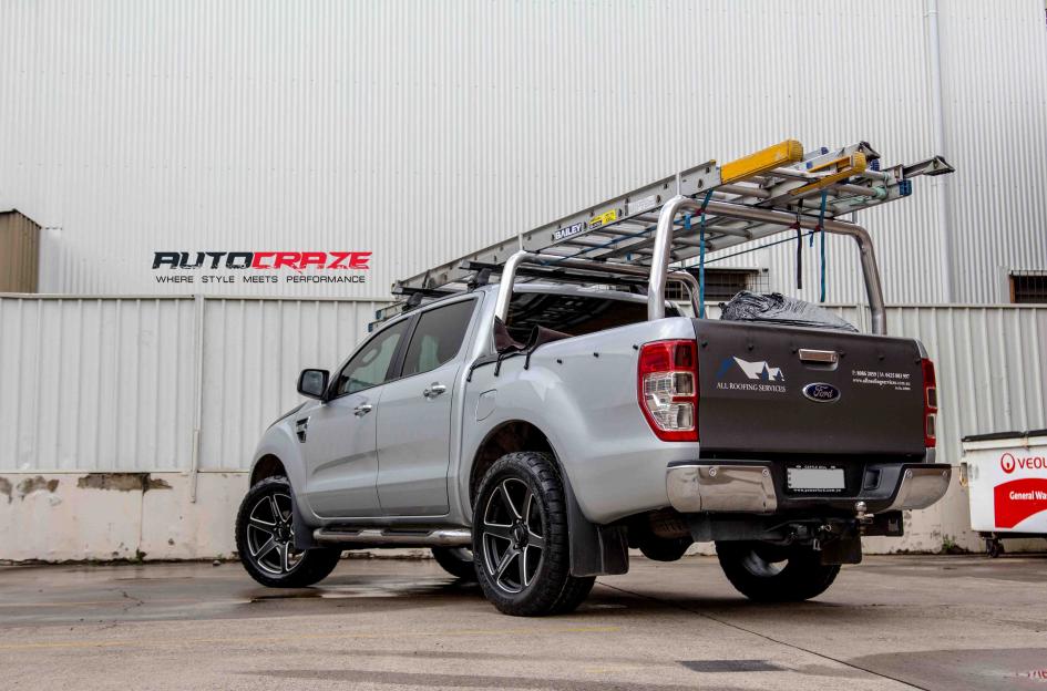 FORD RANGER S6S MATTE BLACK MILLED ACCENTS 3