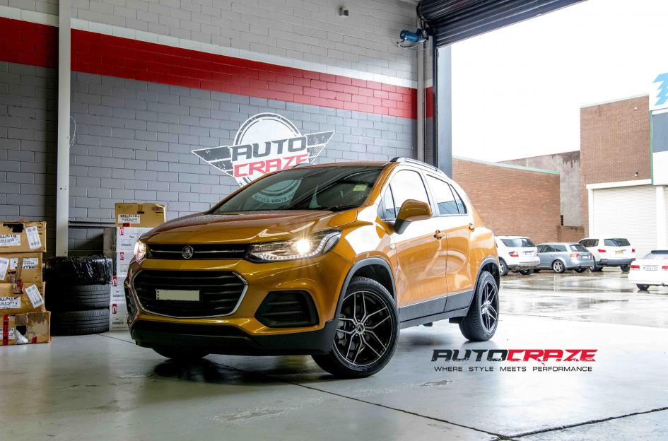 HOLDEN TRAX JAGER BAYERN MATTE BLACK MACHINED