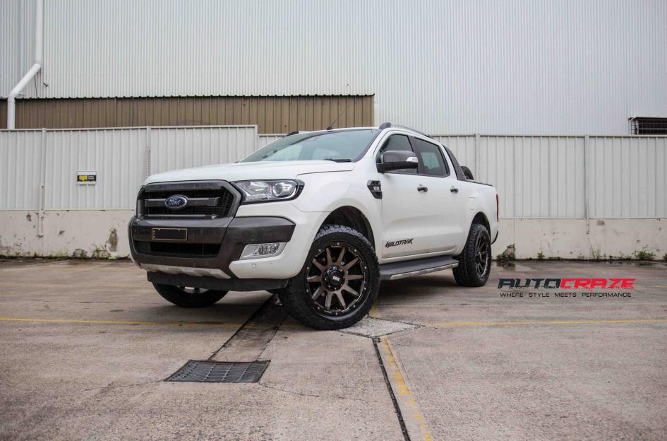 FORD RANGER GD05 BRONZE DARK TINT WITH MATTE BLACK