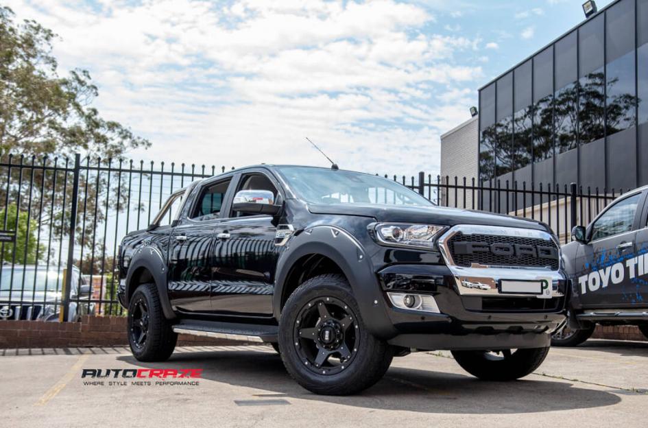 FORD RANGER GD04 MATTE BLACK