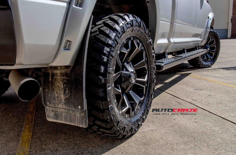 DODGE RAM ASSAULT GLOSS BLACK MILLED ACCENTS