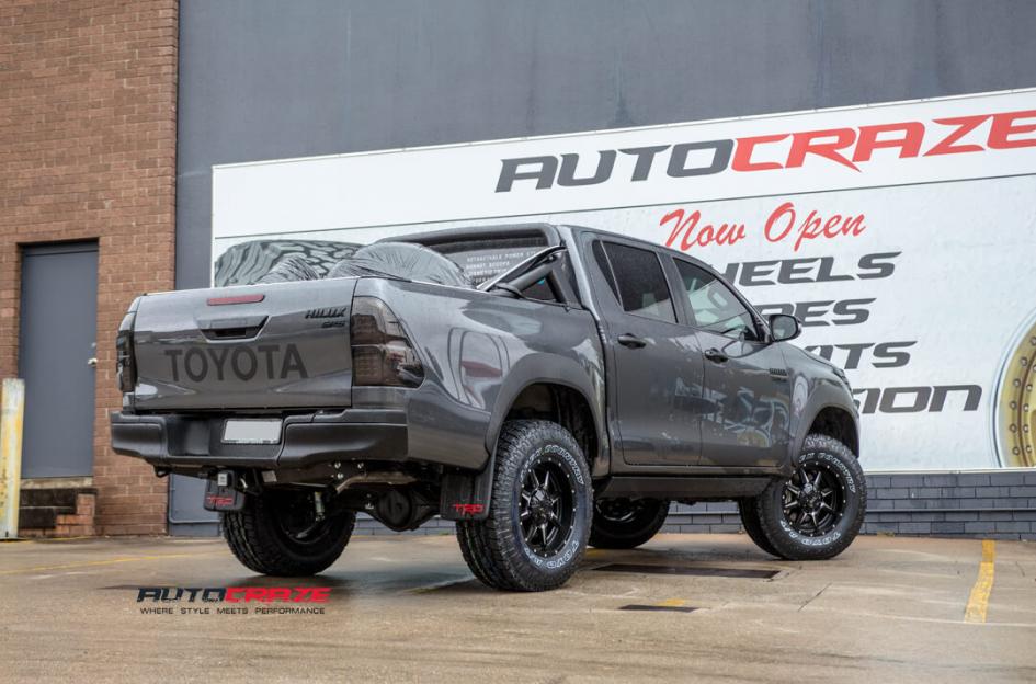 TOYOTA HILUX N80 4WD T14 SATIN BLACK MILLED ACCENTS