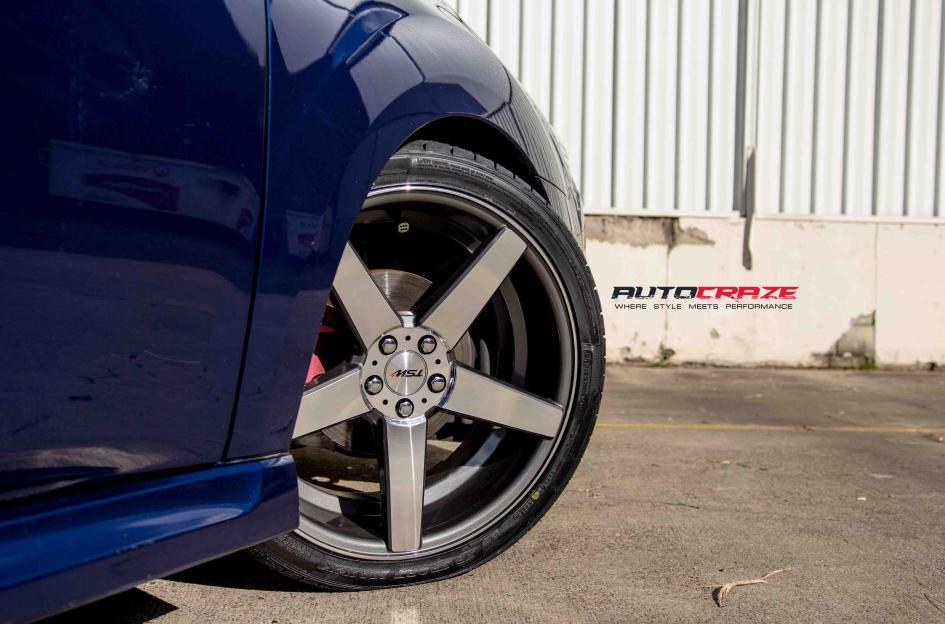 SUBARU LIBERTY SOCHI GUN METAL MACHINED FACE