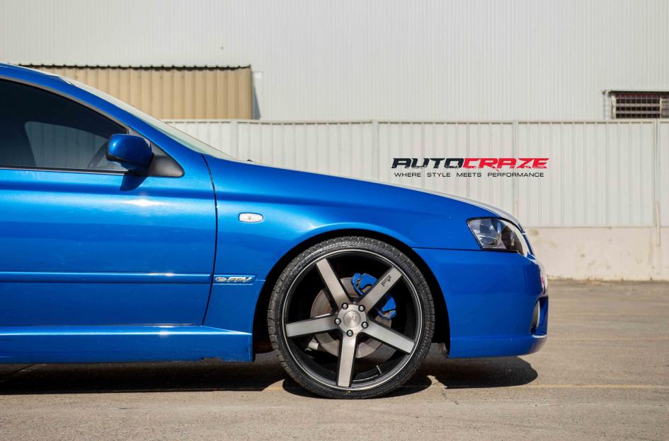 FORD FALCON MILAN GLOSS BLACK MACHINED FACE