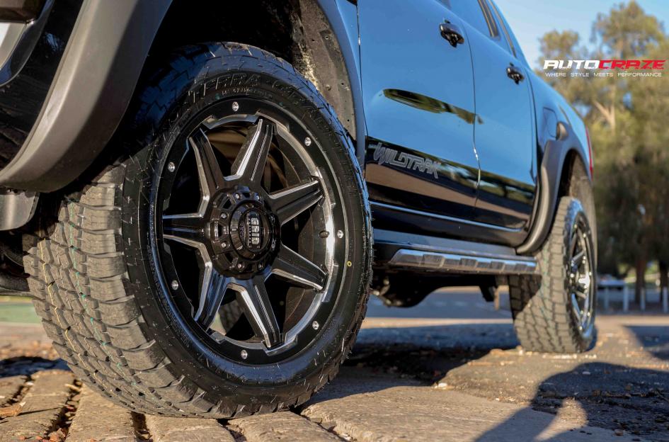 FORD RANGER GD06 GLOSS BLACK MILLED