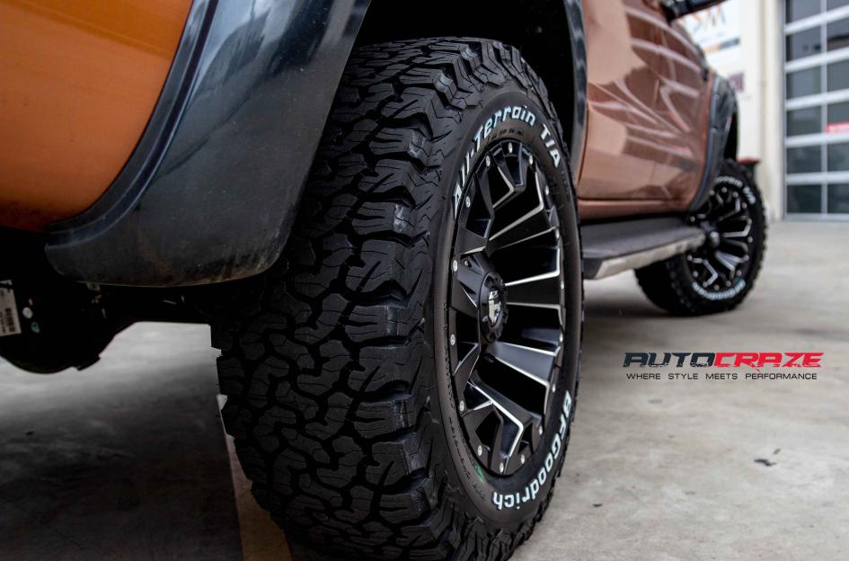 FORD RANGER ASSAULT GLOSS BLACK MILLED ACCENTS 6