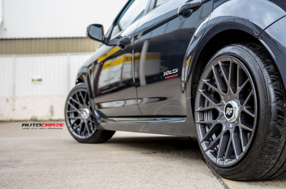 FORD FOCUS  5 STUD  RSE MATTE GUN METAL